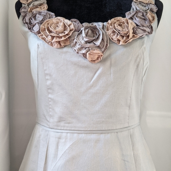 BARASCHI for ANTHROPOLOGIE Slate shift dress size 4 with pockets! - Picture 8 of 11